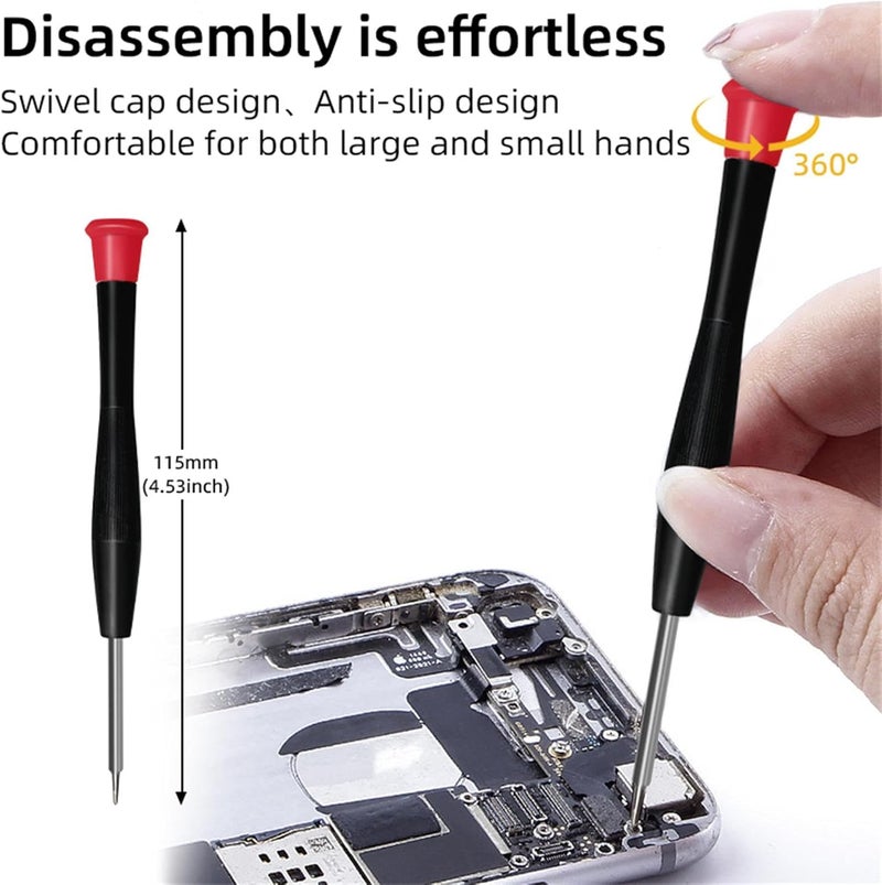 EFAITHFIX 22 in 1 Repair Tool Kit, 22-Piece Opening Pry Tool Screwdriver Set, Electronics Magnetic Precision Screwdriver Set for iPhone,iPad,Computer,Cell Phone,Laptop,Tablet,MacBook,Watch,Camera, etc - Image 2